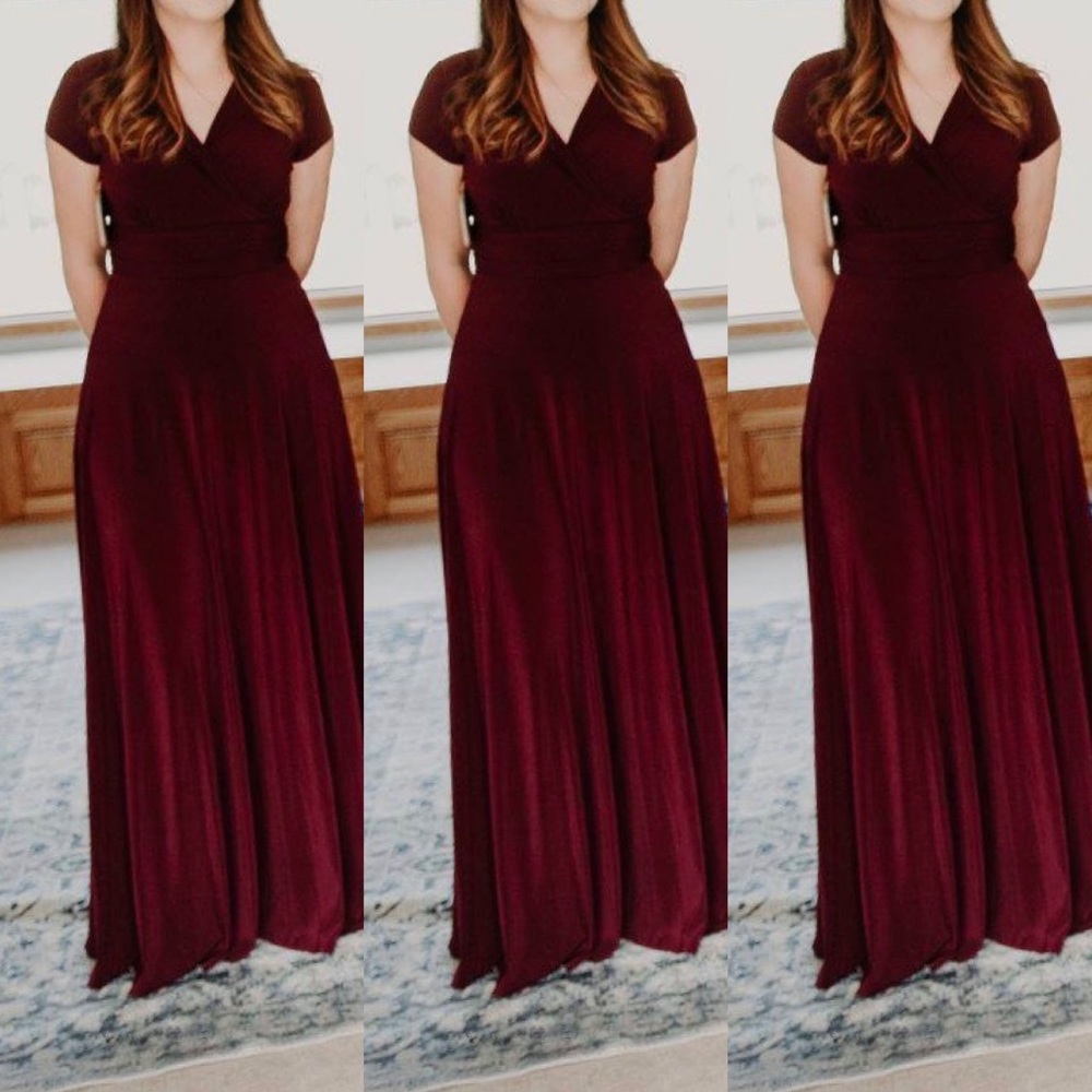 Burgundy Maxi Dress
